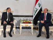 وزير الخارجية العراقى يستقبل السفير المصرى بمناسبة انتهاء مهام عمله الدبلوماسية