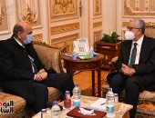 رئيس مجلس الدولة يهنئ المستشار حنفى جبالى بتوليه رئاسة مجلس النواب