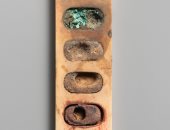أدوات فنان مصري قديم عمرها 3 آلاف سنة.. الأصباغ لا تزال موجودة