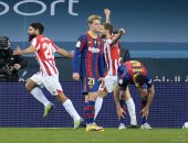 فى ليلة طرد ميسي.. أتلتيك بلباو يقتل برشلونة ويتوج بلقب السوبر الإسباني