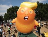 دونالد ترامب طفل رضيع فى متحف لندن.. اعرف الحكاية