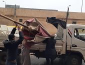 رفع 197 حالة إشغال طريق بمركز ومدينة دمنهور بالبحيرة