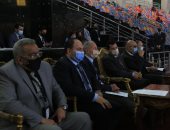وزير الرياضة يشهد مباراة السويد وبيلا روسيا ببطولة العالم لليد بصالة ستاد القاهرة 