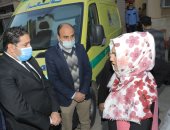 نائب محافظ بنى سويف يتابع مصابى حادث الصحراوى الشرقى بالمستشفى الجامعى