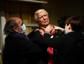 نقل تمثال دونالد ترامب لمستودع داخل متحف فرنسى بعد تسببه فى مشاكل