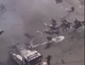 فيديو جديد يوثق لحظة التفجير الانتحارى فى بغداد وسقوط عشرات القتلى والجرحى
