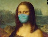 أشهر اللوحات العالمية بزمن الوباء × 7 صور.. موناليزا بالكمامة