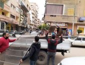 إزالة 439 حالة إشغال طريق ومصادرة شيش خلال حملات فى 4 مراكز بالبحيرة.. صور