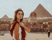 مصر جميلة.. "فوتو سيشن" مصرى يونانى بمنطقة الأهرامات للترويج للسياحة