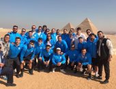 منتخب يد أوروجواي في زيارة للاهرامات قبل استكمال مشاركته فى مونديال مصر 2021