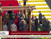 السيسى يصل مقر افتتاح مشروع الفيروز للاستزراع السمكى بشرق التفريعة فى بورسعيد