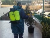 الرى تجرى أعمال تطهير لمبنى الوزارة وتشدد على إجراءات النظافة والتعقيم.. صور