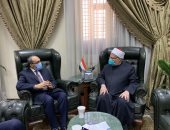 مفتى الجمهورية يبحث مع السفير الأفغانى لدى القاهرة تعزيز التعاون الدينى