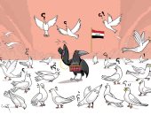 العراق سينتصر على داعش لا محالة فى كاريكاتير إماراتى