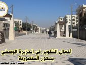 محافظ الجيزة يتابع أعمال تطوير محورى ترسا والمنصورية وكورنيش المريوطية