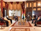 "بارزانى" وقناصل الدول العربية يتفقون على ضرورة حل الخلافات بين أربيل وبغداد