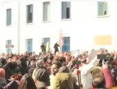 تظاهرات أمام سفارة أنقرة فى بغداد احتجاجا على توغل الجيش التركى