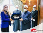 شيخ الأزهر يلتقى المدير التنفيذى للأكاديمية الوطنية للتدريب لبحث سبل التعاون.. صور