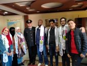 أصحاب الشرطة.. مبادرة ذوى الهمم تزور الضباط احتفالا بعيدهم بشمال سيناء.. صور