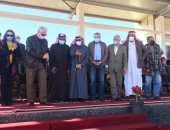 نواب وزيرى الاتصالات والسياحة وممثل اتحاد الهجن الإماراتى يحضرون سباق شرم الشيخ.. فيديو