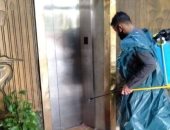 تطهير مبنى وزارة الرى والتشديد على إجراءات النظافة والتعقيم