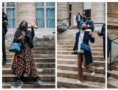 أجمل أزياء الشارع على هامش عروض باريس لربيع 2021.. دروس حية فى الأناقة