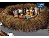 المستوطنات الإسرائيلية تهدم فرص السلام فى كاريكاتير سعودي