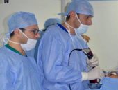 استئصال ورم دموى كبير بجمجمة طفل داخل مستشفى طنطا الجامعى 