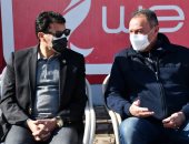 صبحي والخطيب يشهدان المران الأخير للأهلي قبيل السفر للمشاركة بمونديال الأندية