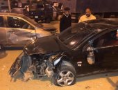 أول صور لحادث انقلاب سيارة فادي خفاجة: يا رب ما حد يشوف اللحظة دى
