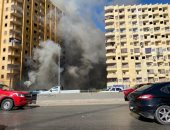 محافظة الجيزة تخلى العقارات المحيطة للعقار المحترق تحسبا لانهياره