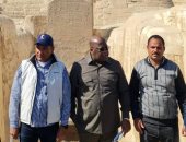 رئيس جمهورية الكونغو يزور منطقة الأهرامات.. صور