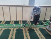 الأوقاف تواصل حملاتها لنظافة وتعقيم المساجد بجميع المديريات.. صور