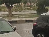 أمطار غزيرة مصحوبة ببرق تضرب مدينة السادات بالمنوفية