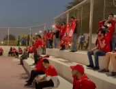 بروفة نهائية لجماهير الاهلي قبل الدخول لملعب لقاء الدحيل..فيديو 