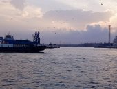 سماء بورسعيد ملبدة بالغيوم وانخفاض شديد بدرجات الحرارة.. صور وفيديو