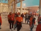 أجواء حماسية من جماهير الأهلى قبل انطلاق مباراة الدحيل القطرى.. فيديو وصور