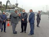 محافظ القاهرة يتفقد الاستعدادات للأمطار الغزيرة المرتقبة.. صور