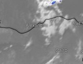صور الأقمار الصناعية: سحب رعدية على بئر العبد والسويس وأمطار على الدلتا