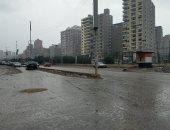 أمطار متوسطة تضرب مدينة زفتى فى الغربية.. فيديو وصور