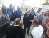 رئيس "مياه القناة" يشرف على أعمال صيانة محطة الزهور بالإسماعيلية