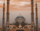 "مصطفى" من البحيرة يشارك صحافة المواطن موهبته بتصوير مسجد تحت الإنشاء