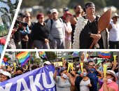 صور.. العالم هذا الصباح.. نيوزلندا تحتفل بيوم وايتانجى لتأسيس البلاد.. مظاهرات فى تشيلى احتجاجا على قتل أحد فنانى الشوارع على يد الشرطة.. انتشار أمنى مكثف فى الإكوادور خوفا من أعمال عنف عقب الانتخابات الرئاسية