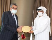 رئيس الاتحاد القطري يستقبل رئيس اللجنة الثلاثية بالجبلاية 