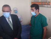 محافظ الإسماعيلية يزور مصابى حادث تصادم 3 أتوبيسات بمستشفى الصدر 