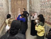 زوجات سفراء 20 دولة بالعالم بمرافقة حرم وزير الخارجية يزرون منطقة آثار سقارة