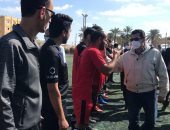 وزير الشباب والرياضة يشهد مباراة نهائى دورى مراكز الشباب بشمال سيناء