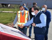 الرئيس السيسي يتفقد مشروع تطوير محور مسطرد بمنطقة شرق القاهرة.. صور