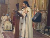 الأنبا باخوم يتفقد أعمال ترميم كنيسة قلب يسوع الكاثوليكية بمصر الجديدة
