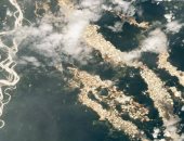 محطة الفضاء الدولية تكشف بصورة أنهار الذهب فى غابات الأمازون